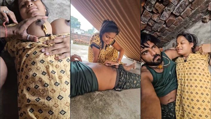Desi Wife Boobs Sucking Viral MMS Video