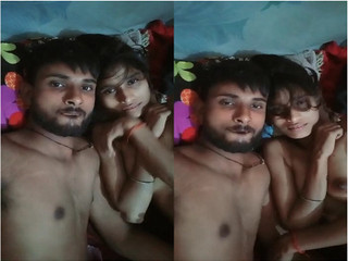 Desi Indian GF Boobs Sucking by BF Video